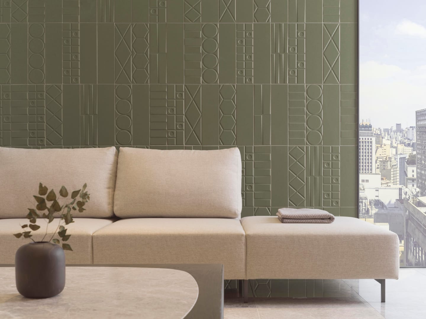 Geo Deco Green