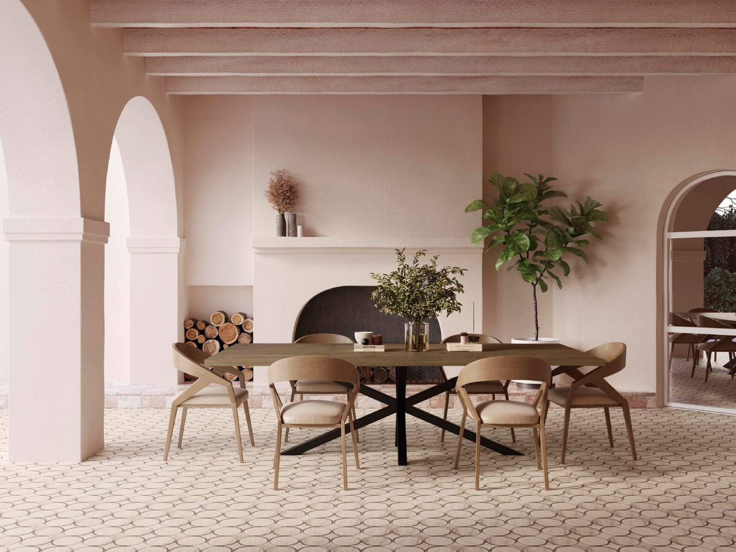Tempo Circle Beige