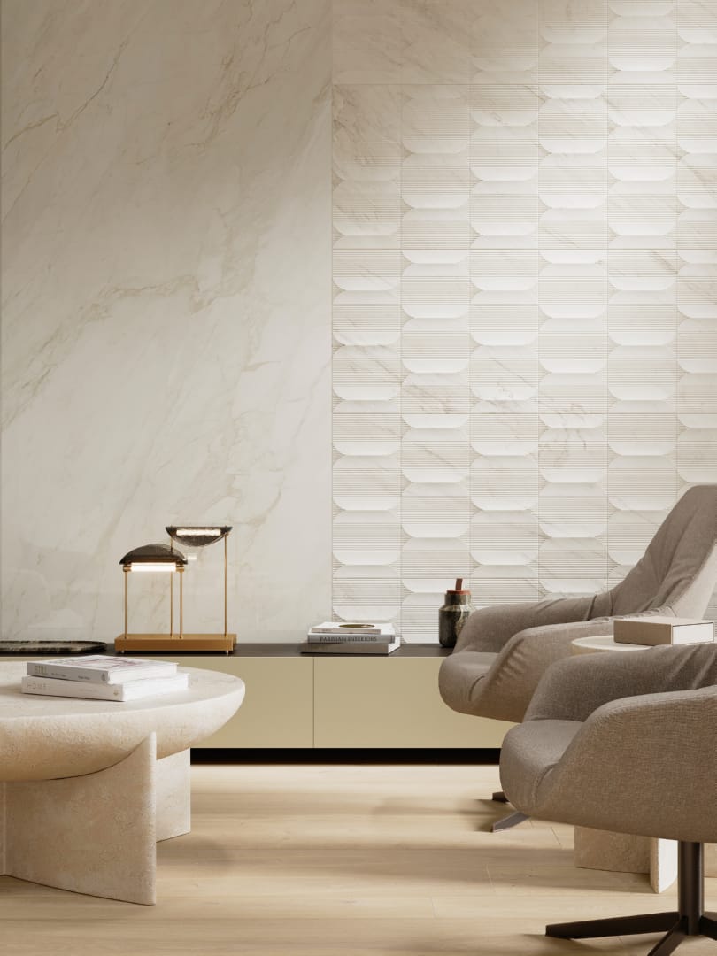 Glem White Deco rect.