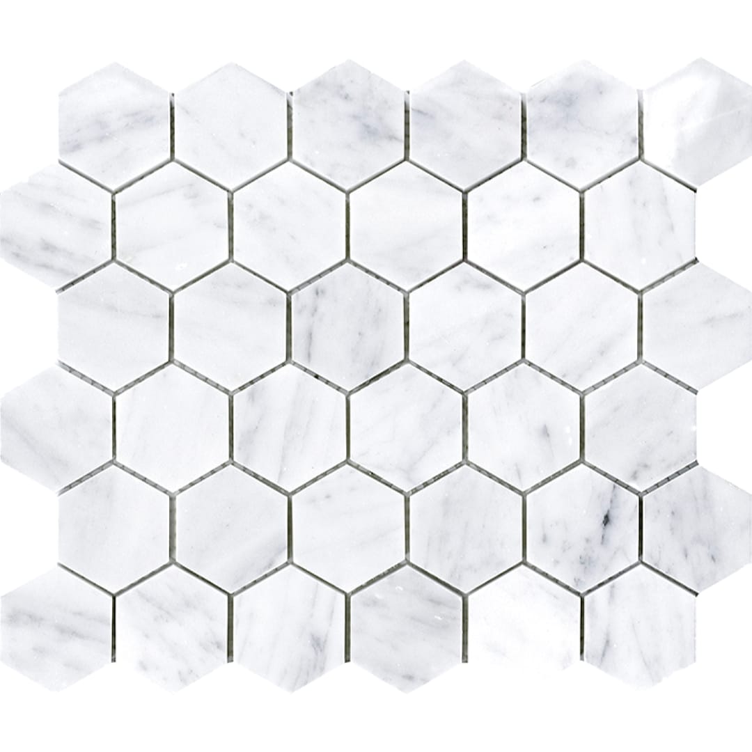 Essential Hexagon Carrara Pulido
