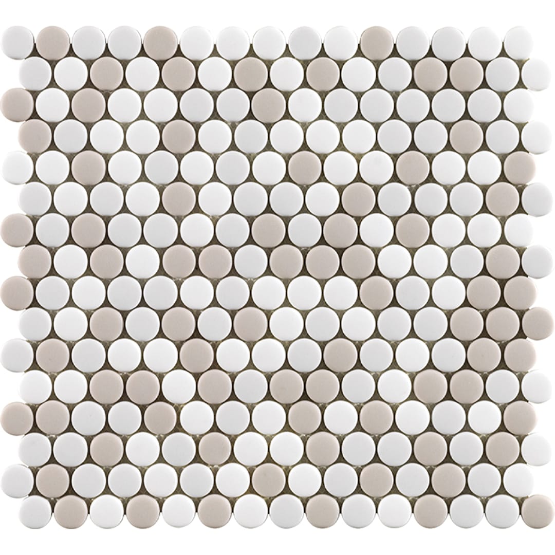 Glaze Dots Beiges Matt