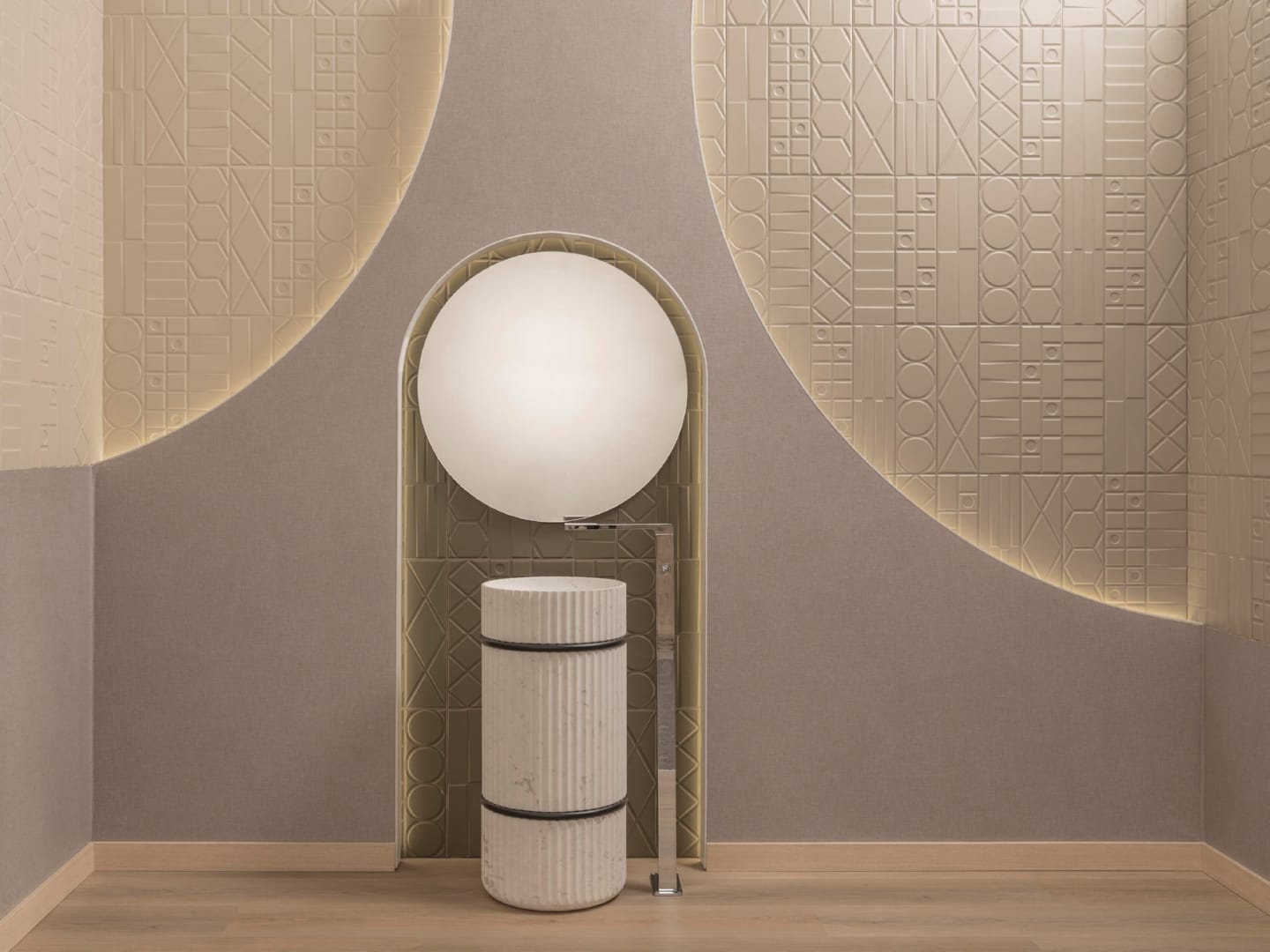 Geo Deco Beige