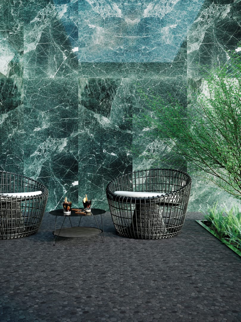 Paradise Round Stone Negro
