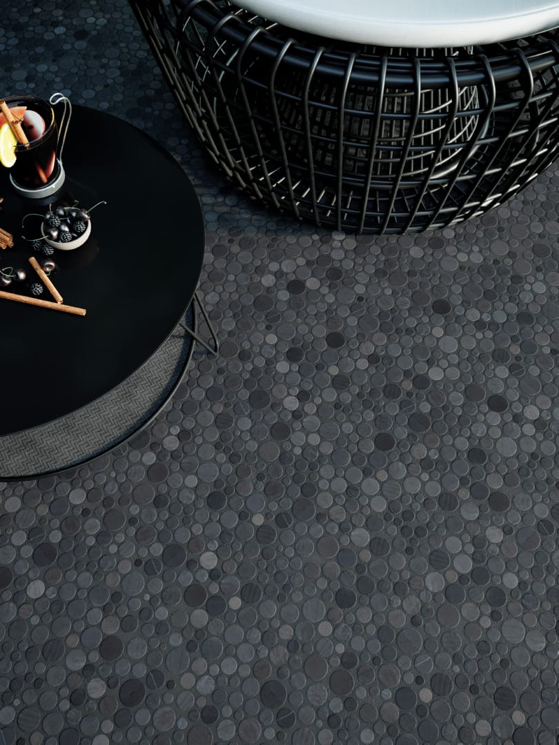 Paradise Round Stone Negro