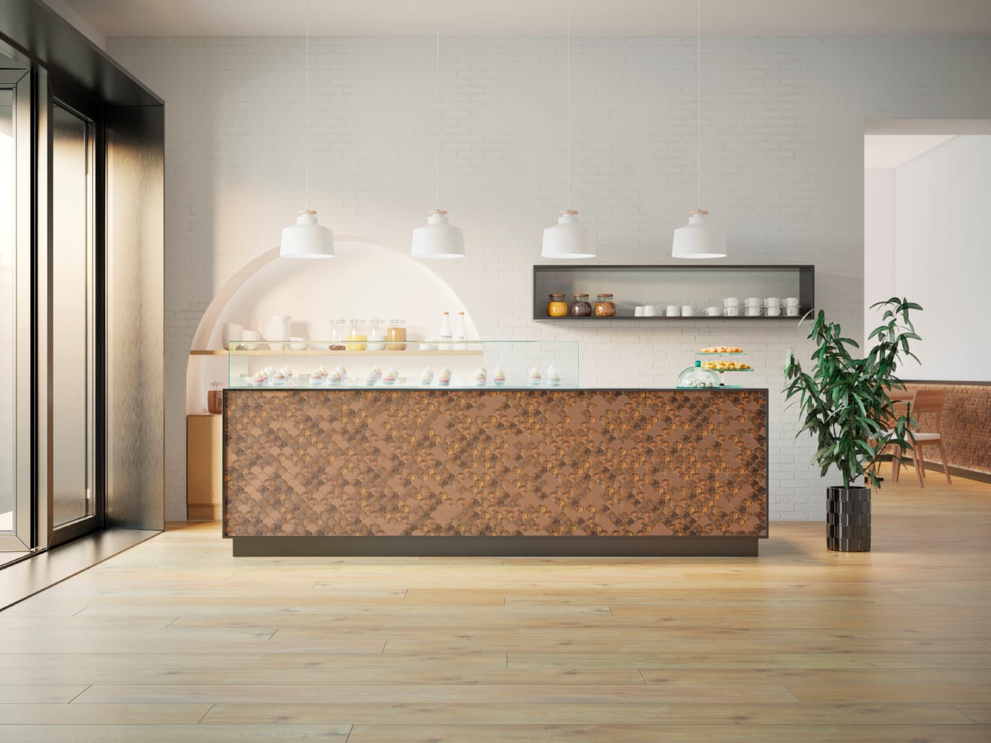 Drop Copper Brushed